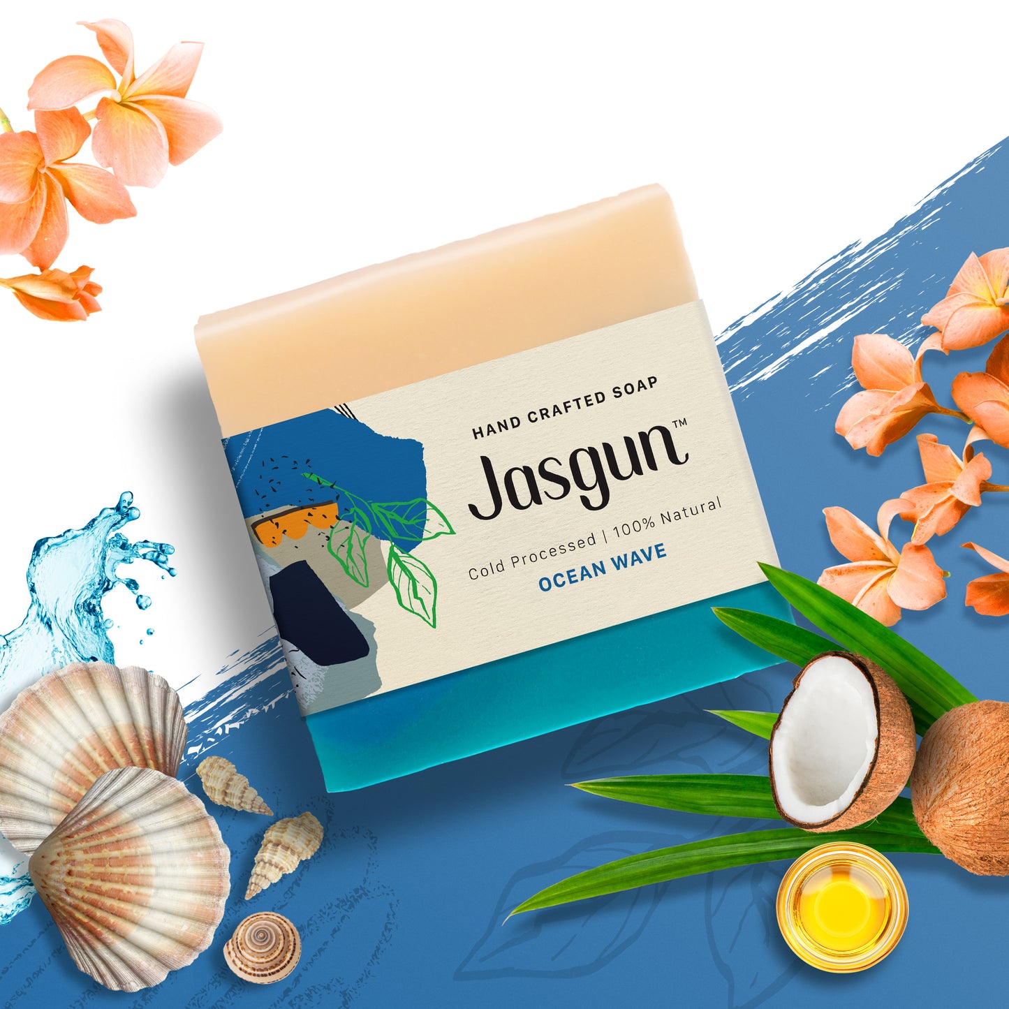Ocean Wave Cold Processed Soap 120 g