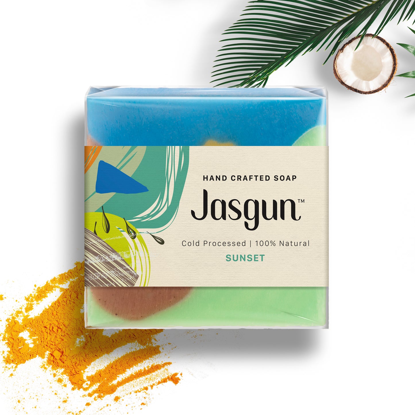 Sunset Cold Processed Soap 120 g